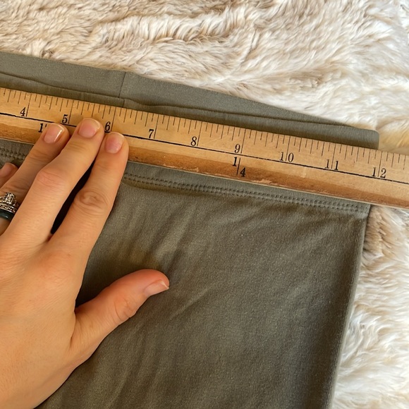 Forever 21 Leggings Small Green! Cotton! - Picture 4 of 7